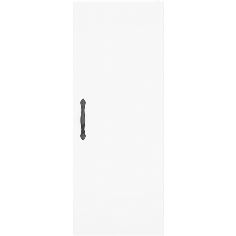 vidaXL Single Door 2 Drawer 2 Shelf White Highboard Image 6