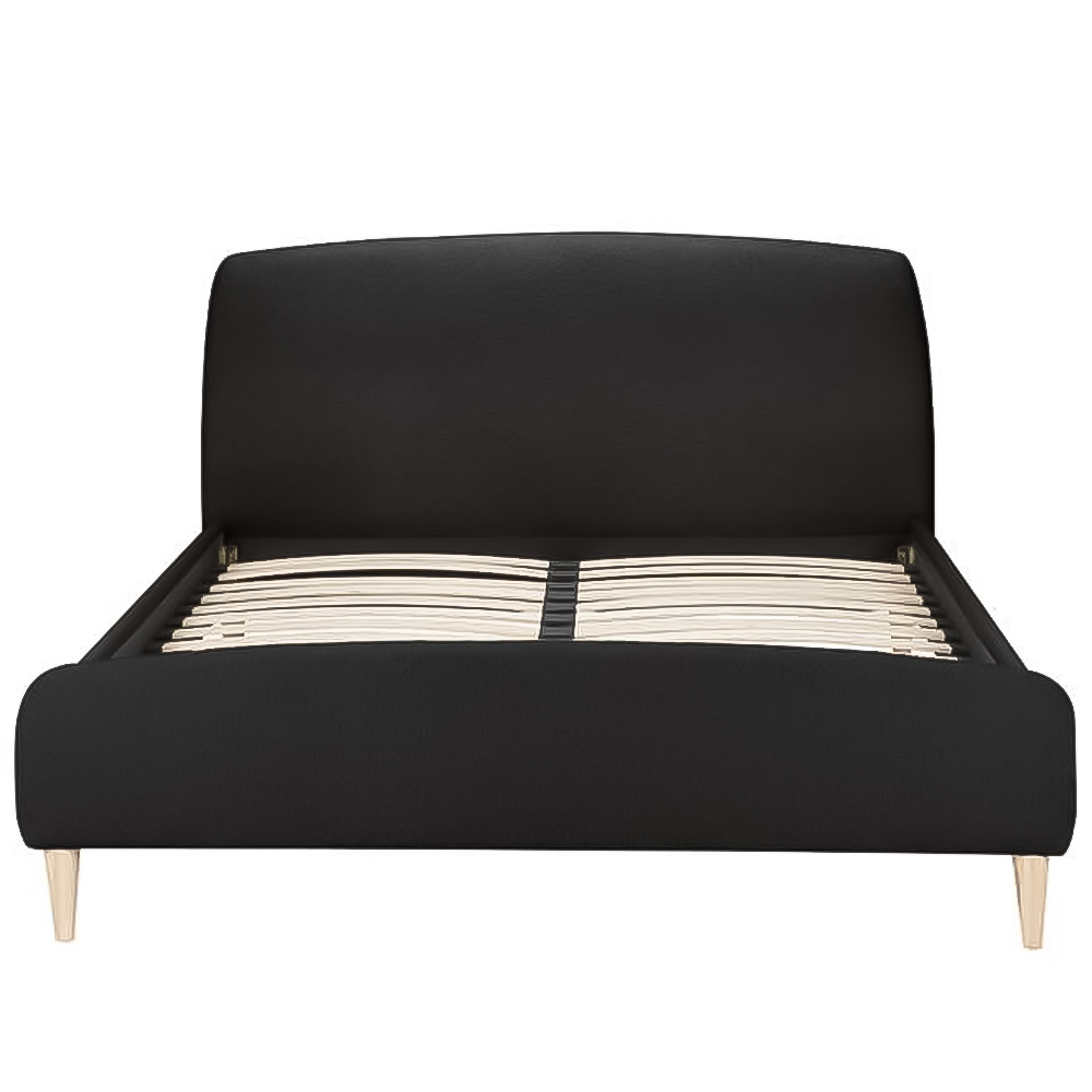 Otley King Size Black Bed Image 2