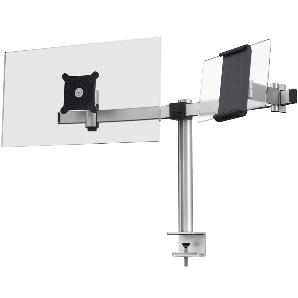 Durable Monitor Mount Pro with Arm for 1 Screen and 1 Tablet Image 3