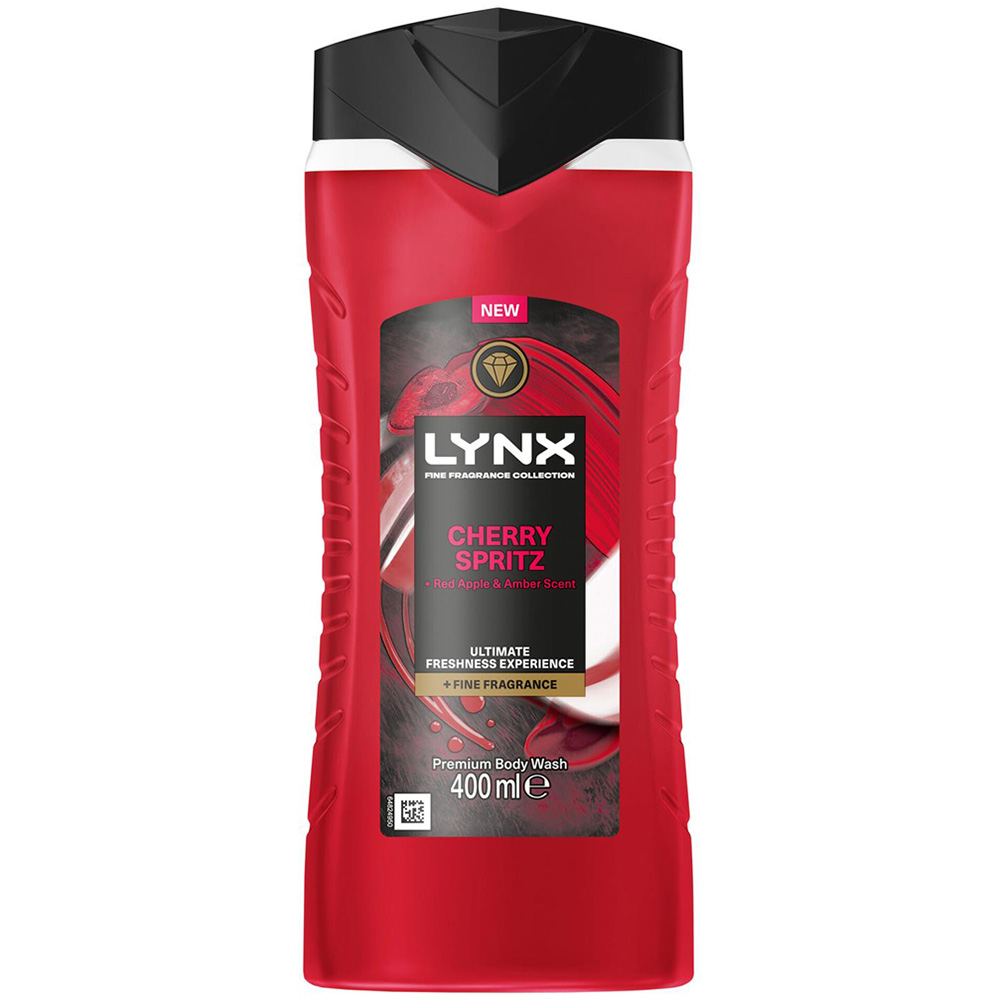 Lynx Fine Fragrance Cherry Spritz Men's Body Wash Spray and Stick Bundle Image 2