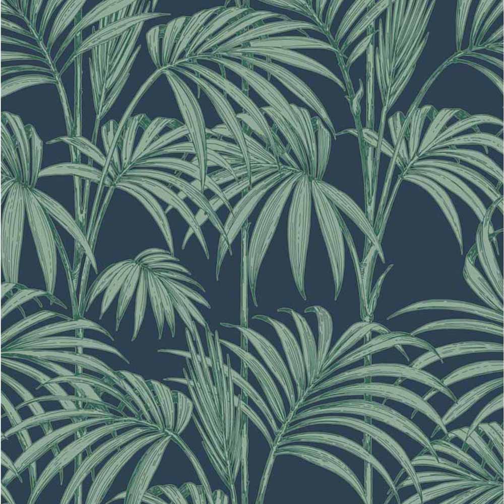 Julien Macdonald Honolulu Navy Wallpaper Image 1