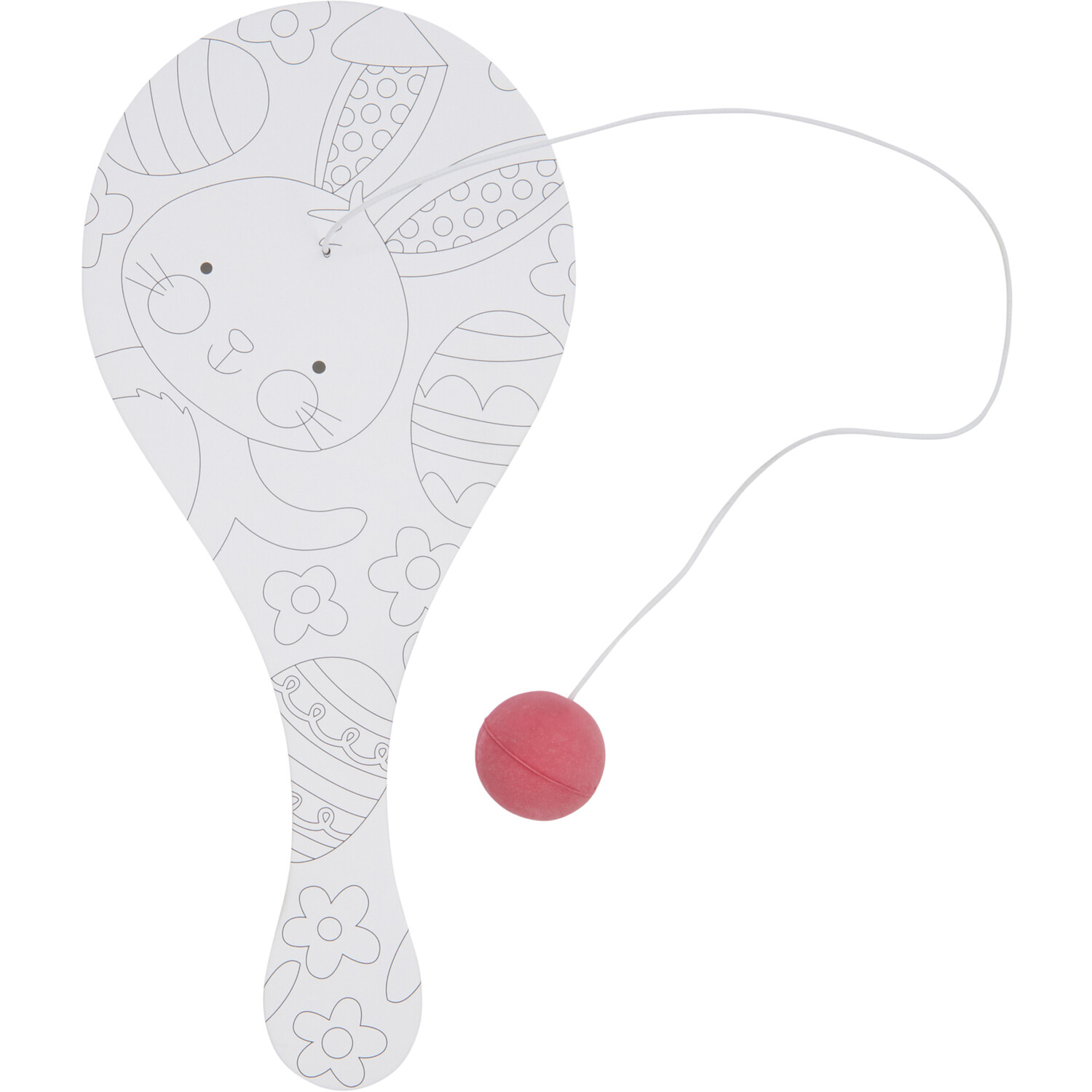 Colour Your Own Easter Paddle Ball Set Image 2