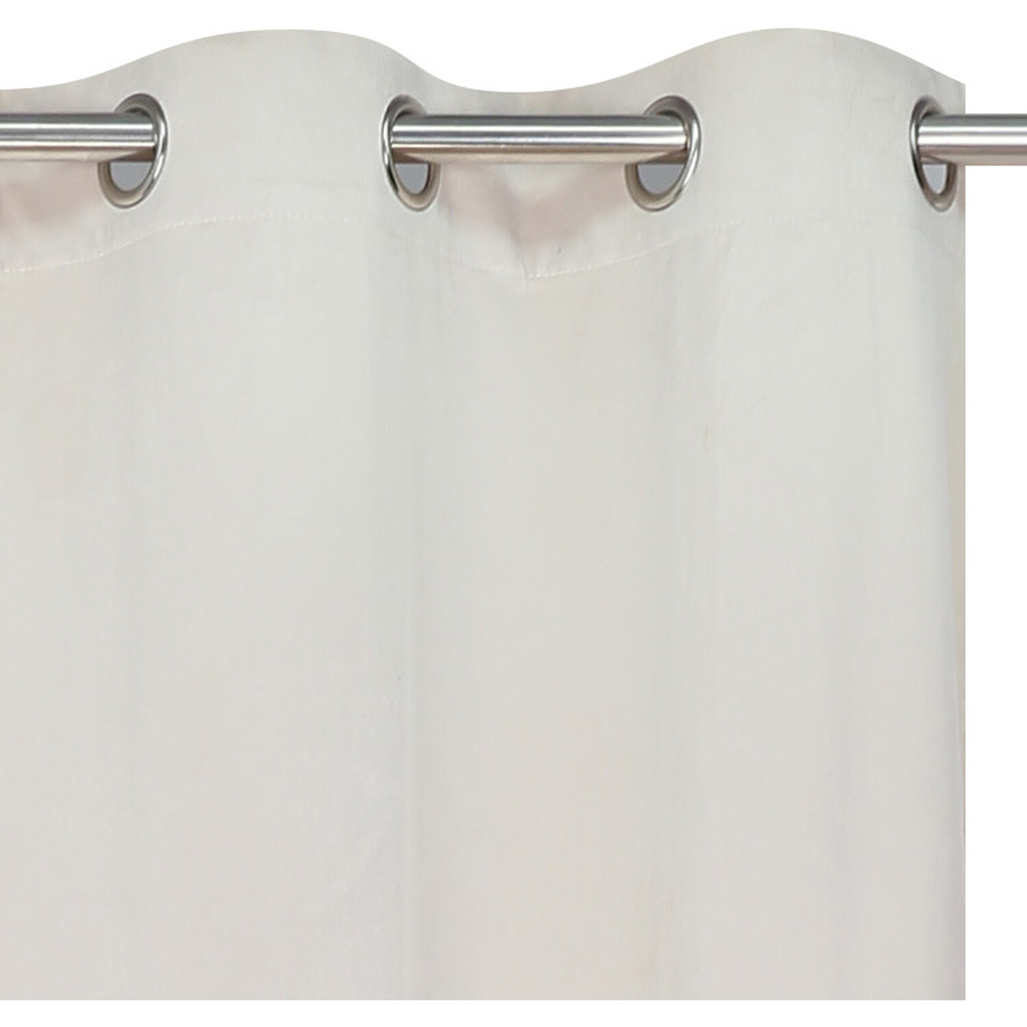 Neptune Velvet Panel Curtain Natural Image 2