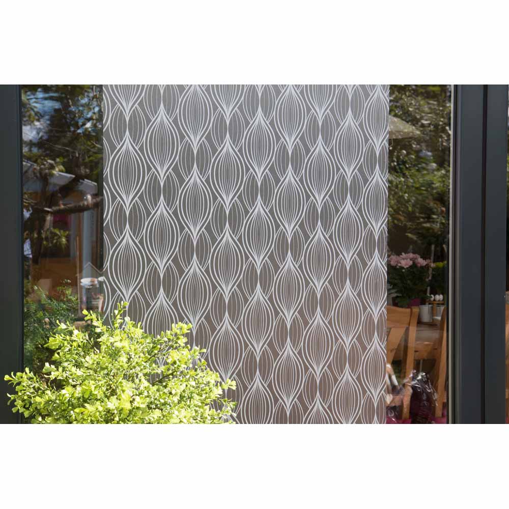 IONPSHG Black Aquariu Background Static Cling Self Adhensive Black