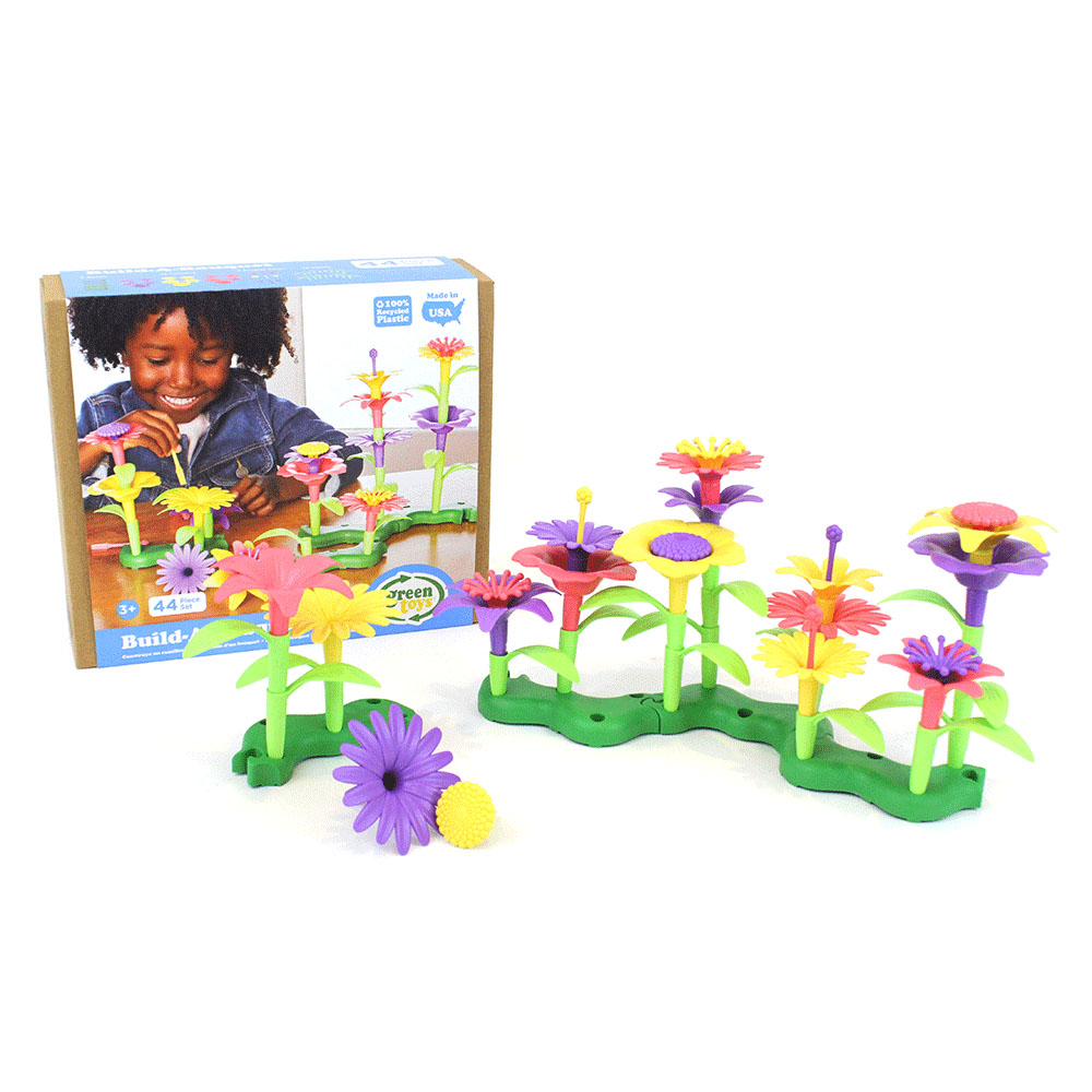 BigJigs Toys Green Toys Build A Bouquet Playset Image 4