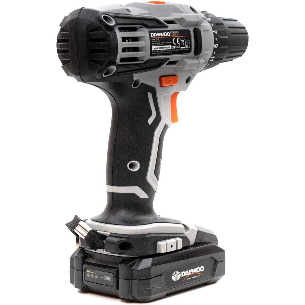 Daewoo U-Force 18V 2Ah Lithium-Ion Drill Driver with Battery Charger Image 4
