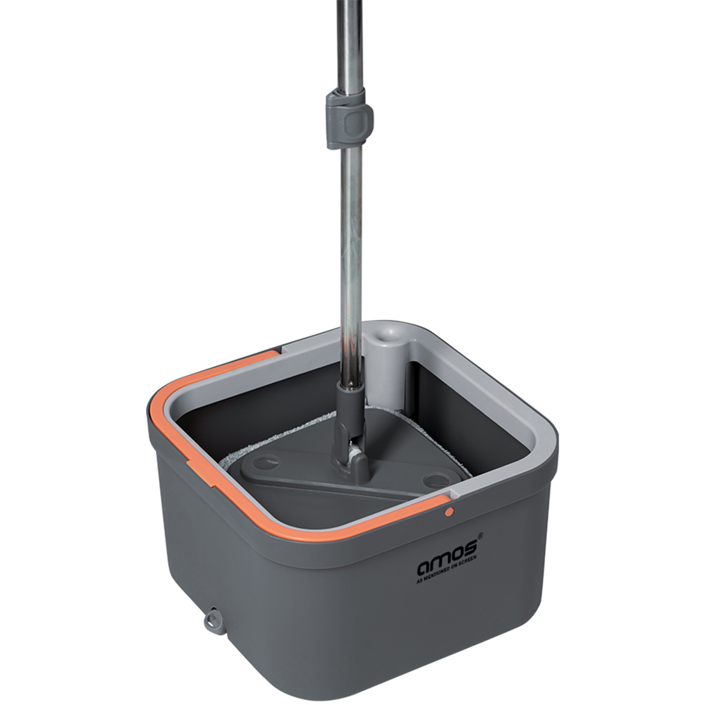 AMOS Eezy Clean Turbo Spin Mop and Bucket Set Image 2