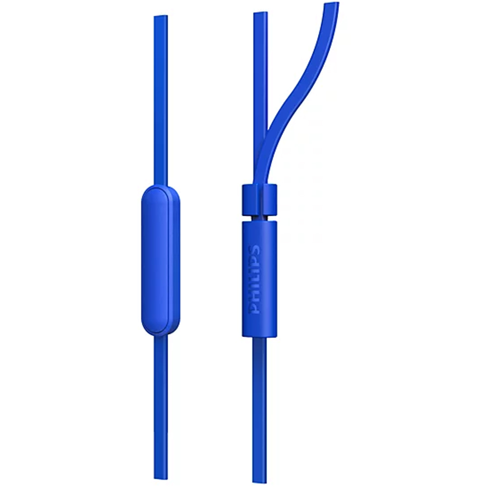 Philips TAE1105 Blue In-Ear Wired Headphones with Built-in Microphone Image 4