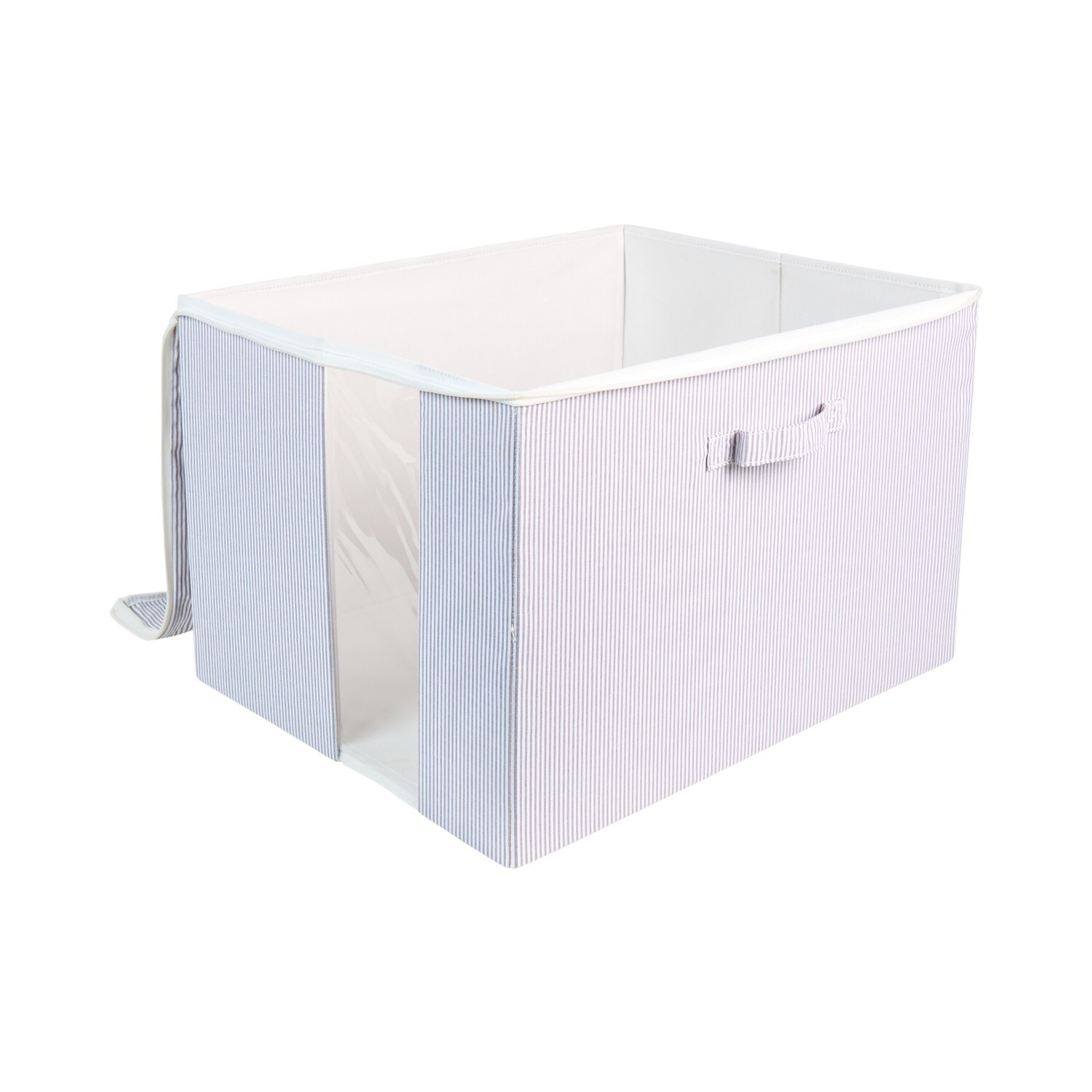 Living Solutions Jumbo Storage Box Grey Image 4