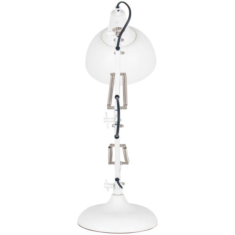 Pacific Lifestyle Alonzo Matt White Angled Table Lamp Image 4