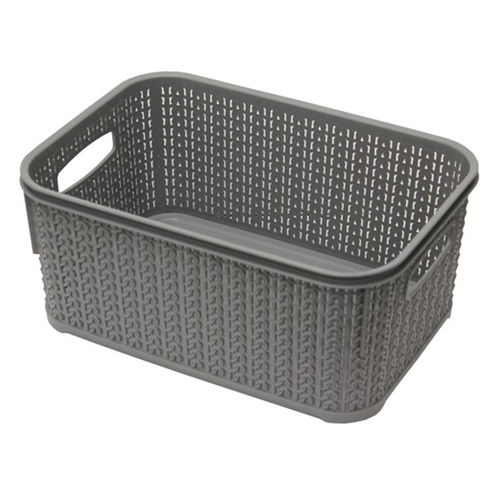 JVL Loop 6L Grey Storage Basket Image 4