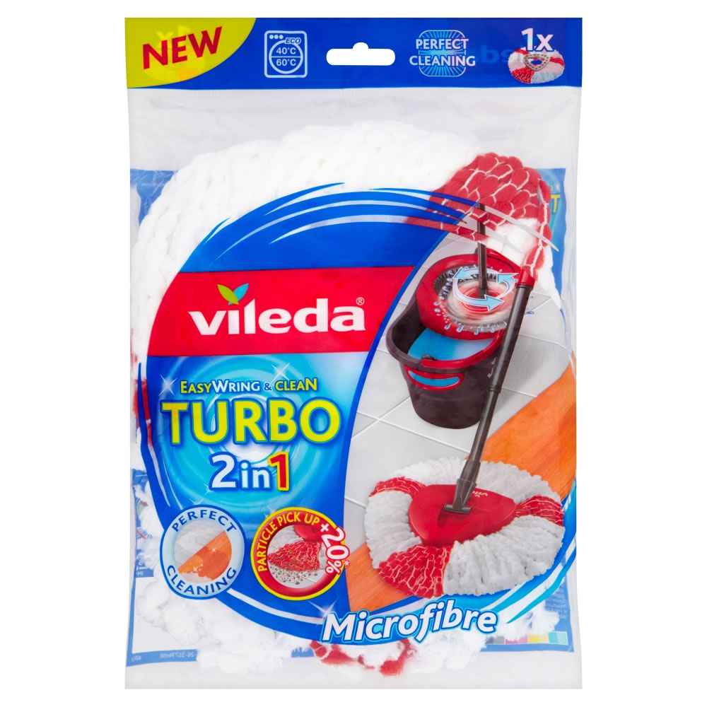 Vileda Turbo Microfibre 2 in 1 Refill Image 1