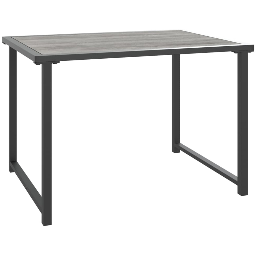 vidaXL Anthracite Powder Coated Steel Garden Table Image 2