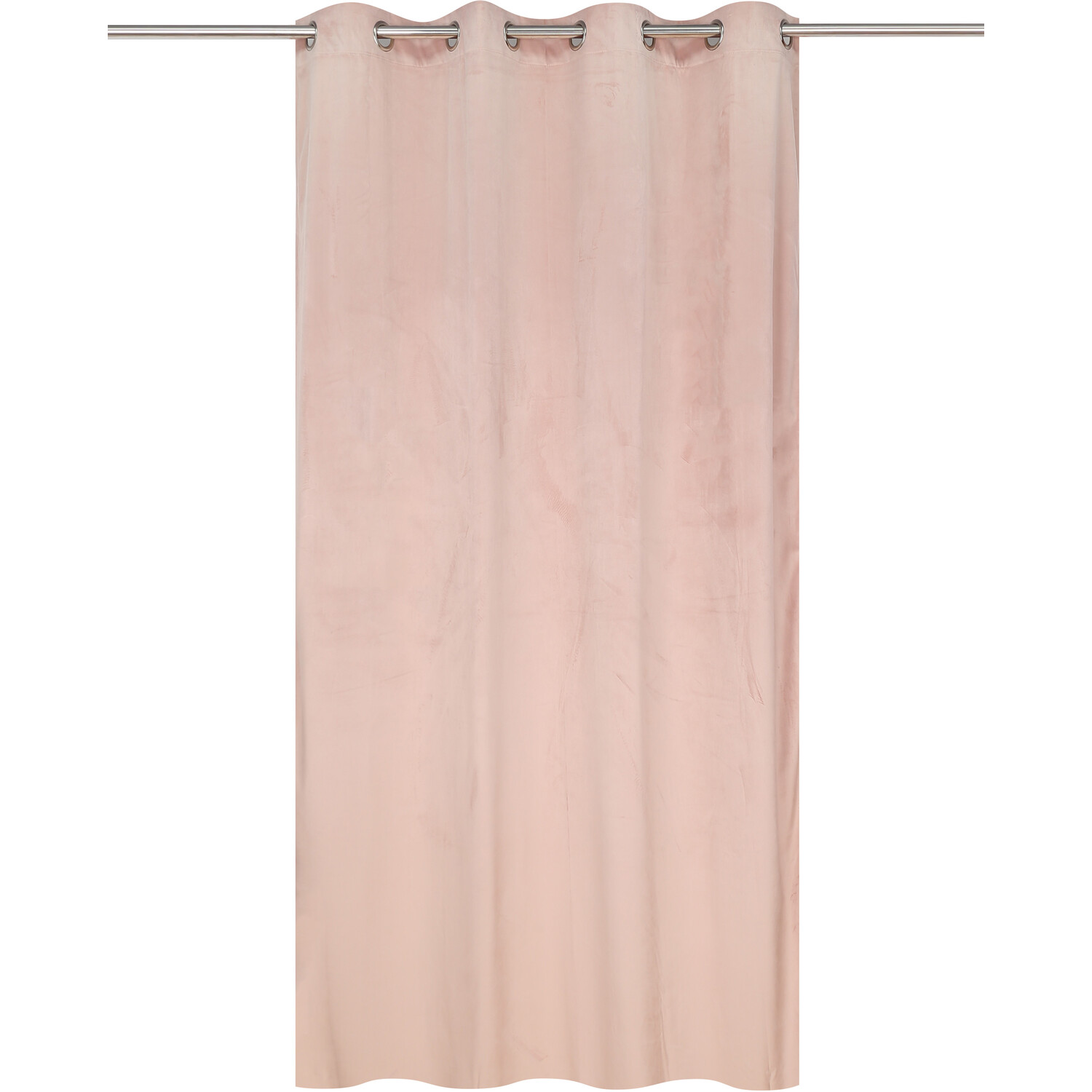 Neptune Velvet Panel Curtain Blush Image 2