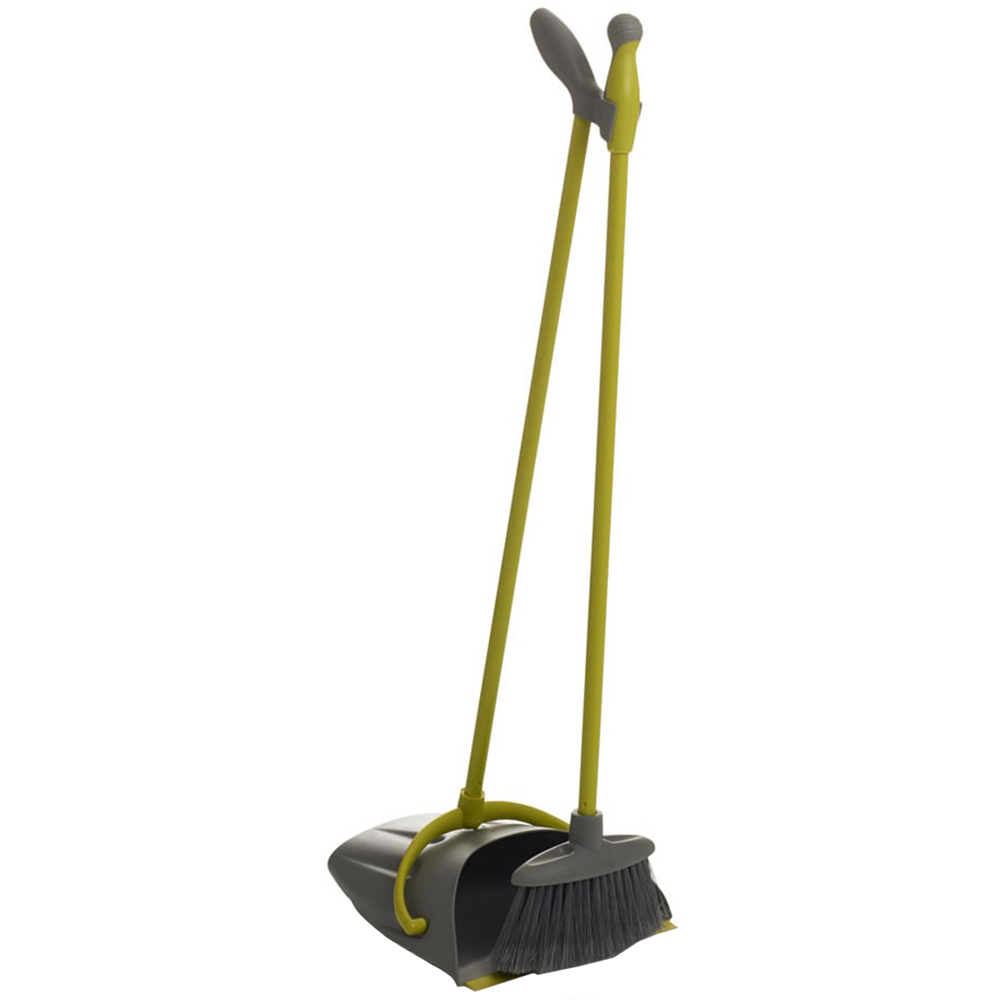 Wilko Long Handled Dustpan and Brush Set Image
