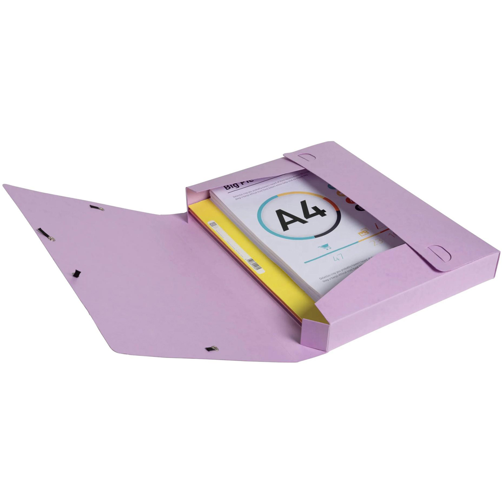 Exacompta Aquarel A4 Assorted Colour Box File Cartobox 10 Pack Image 5