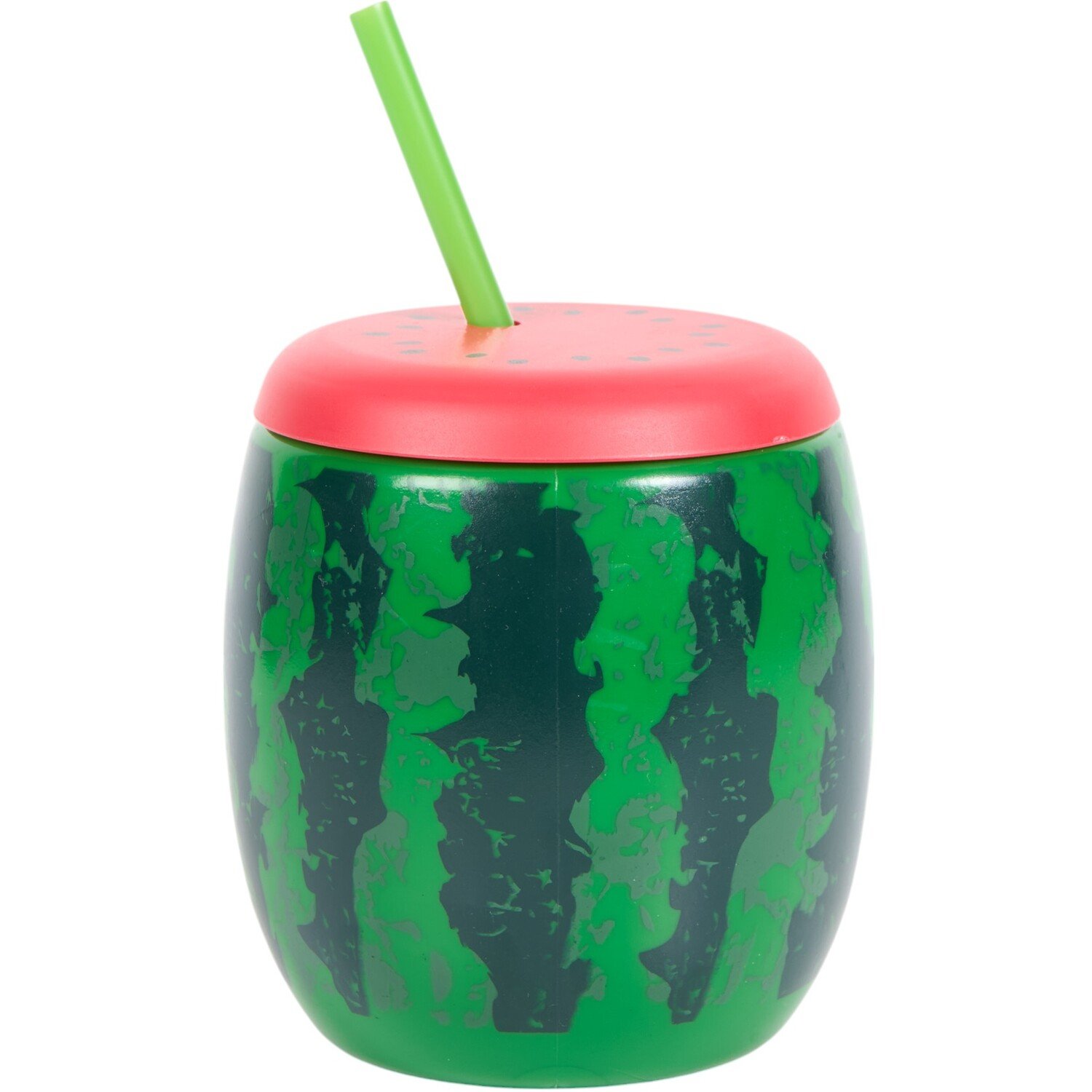 Summer Living Melon Cup with Straw 1L Green Image 1