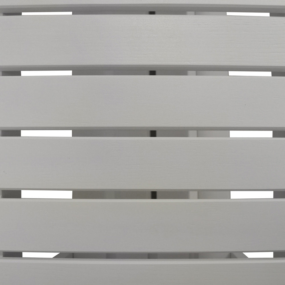 Watsons Slats 3 Shelf 12 Pair White Solid Wood Shoe Rack Image 6