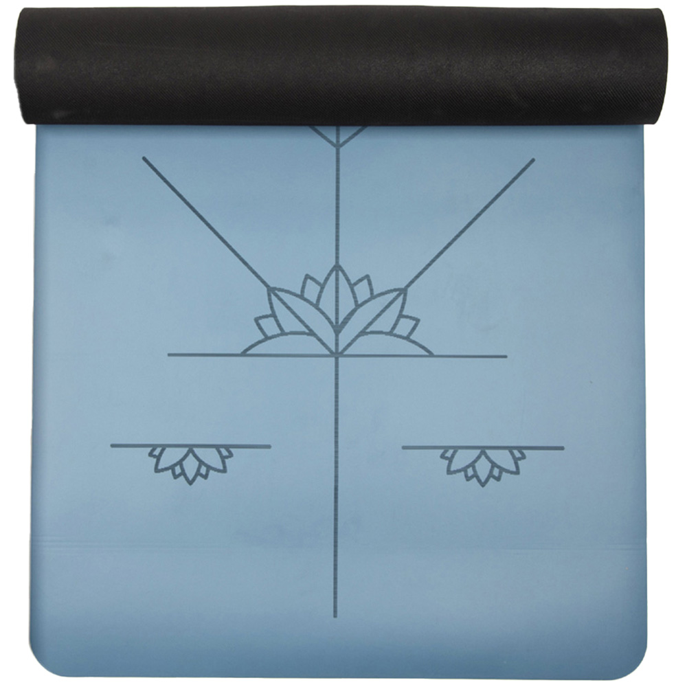 Myga Blue Alignment Yoga Mat XL Image 1