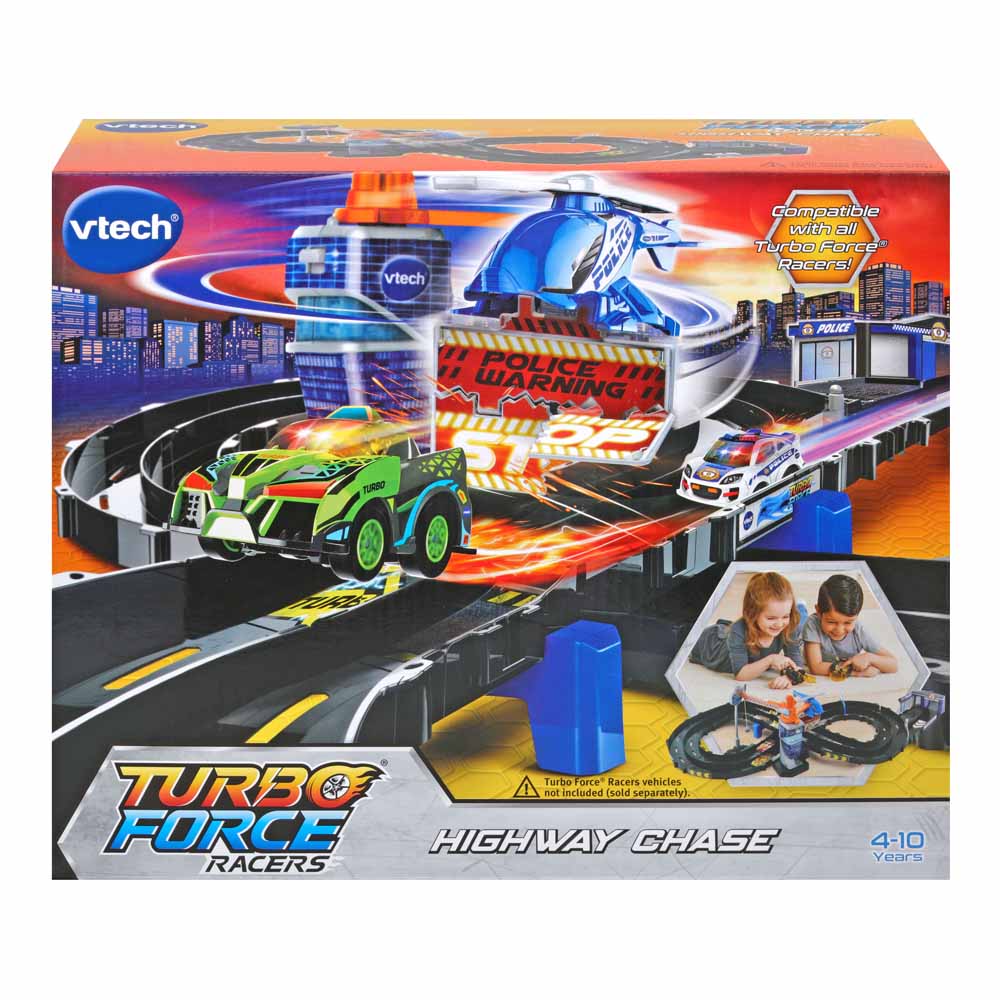 VTech Turbo Force Racers Highway Chase Playset Image 5