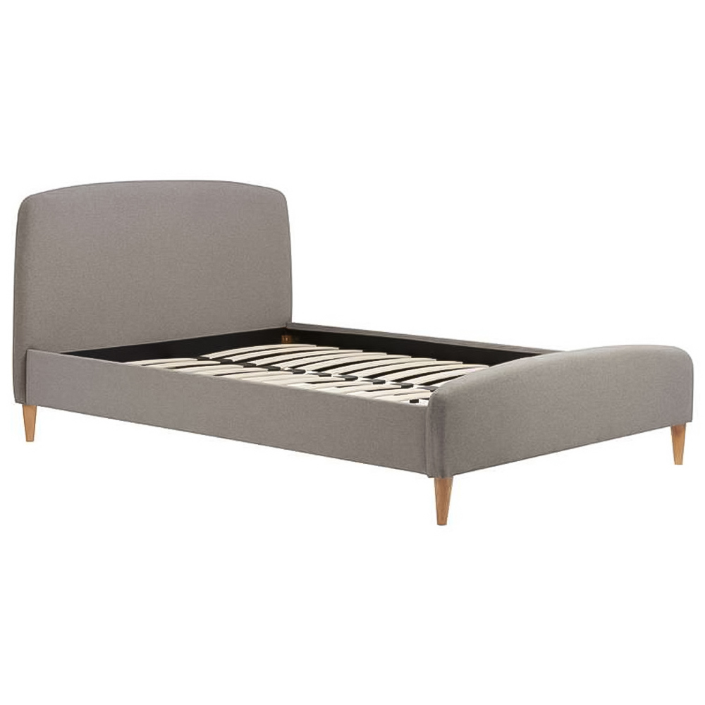 Quebec King Size Grey Bed Image 2