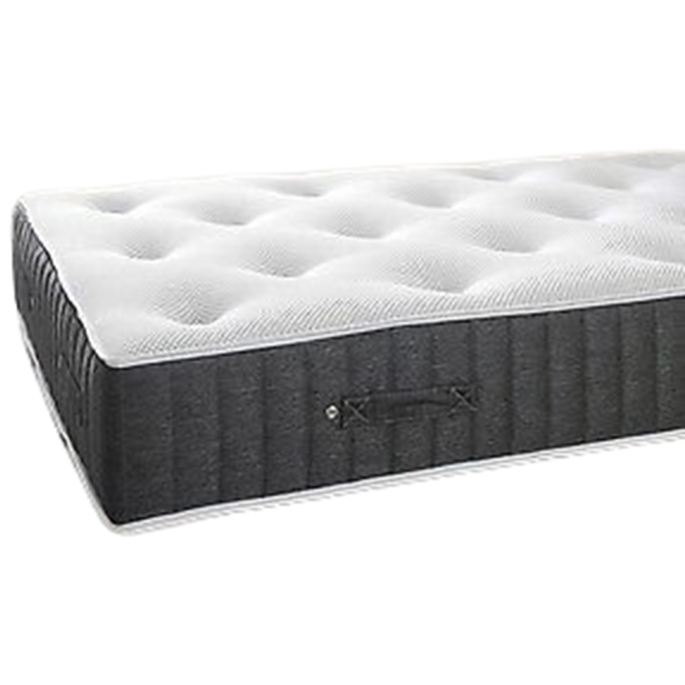 Comfy Living Double Grey Pocket Sprung Memory Foam Glitzy Mattress Image 1