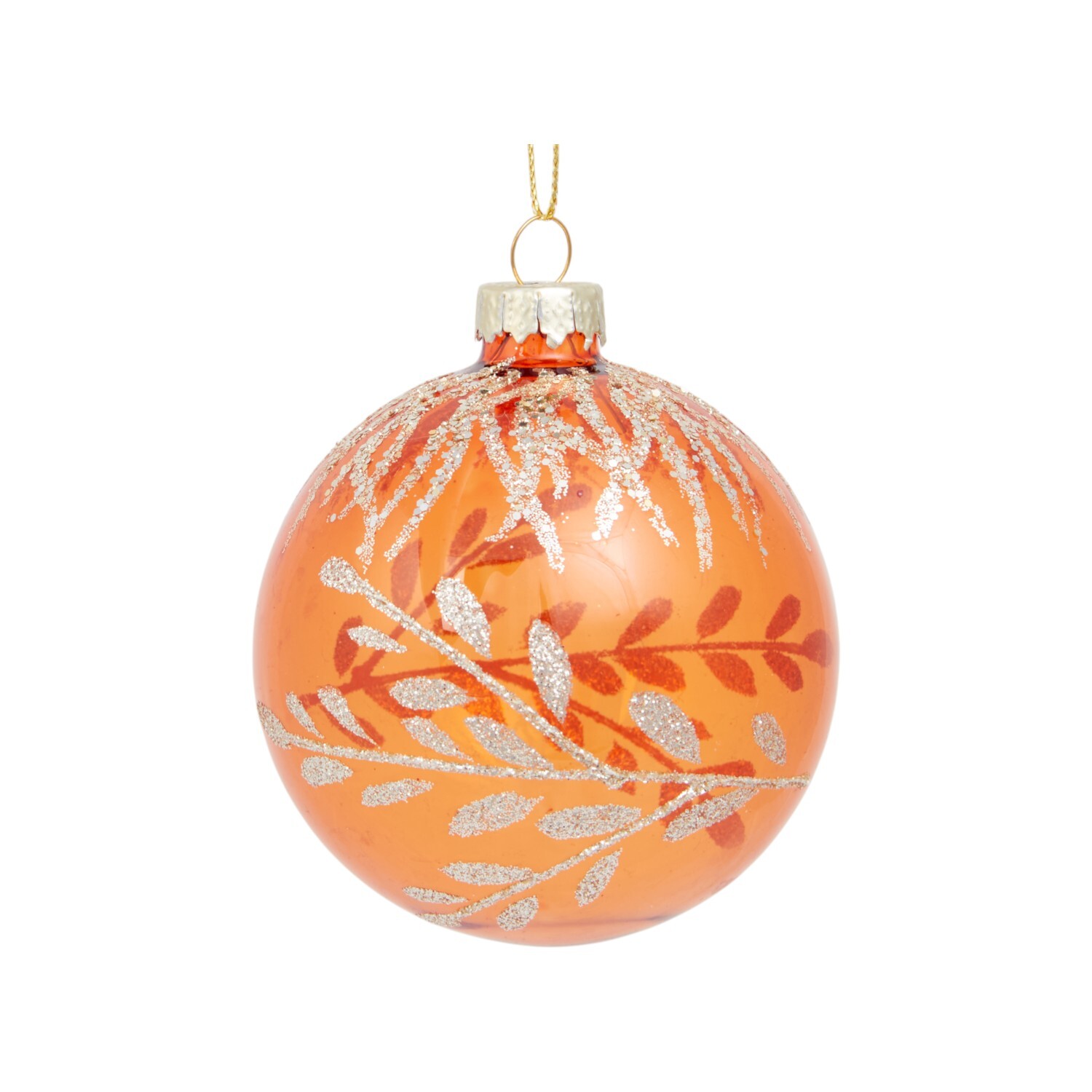 Glitter Detailed Christmas Bauble Image 2