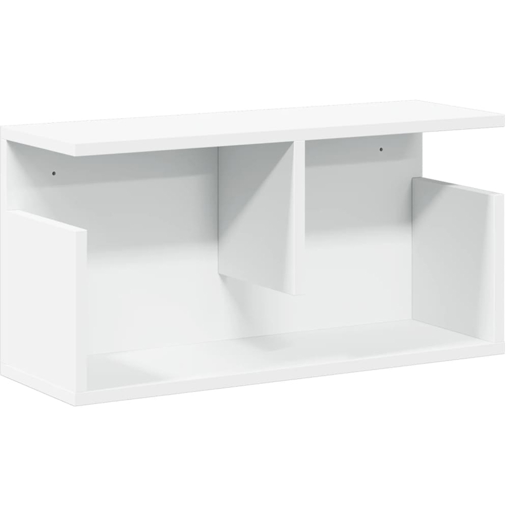 vidaXL White Wooden Wall Cabinet 60 x 20 x 30cm Image 2