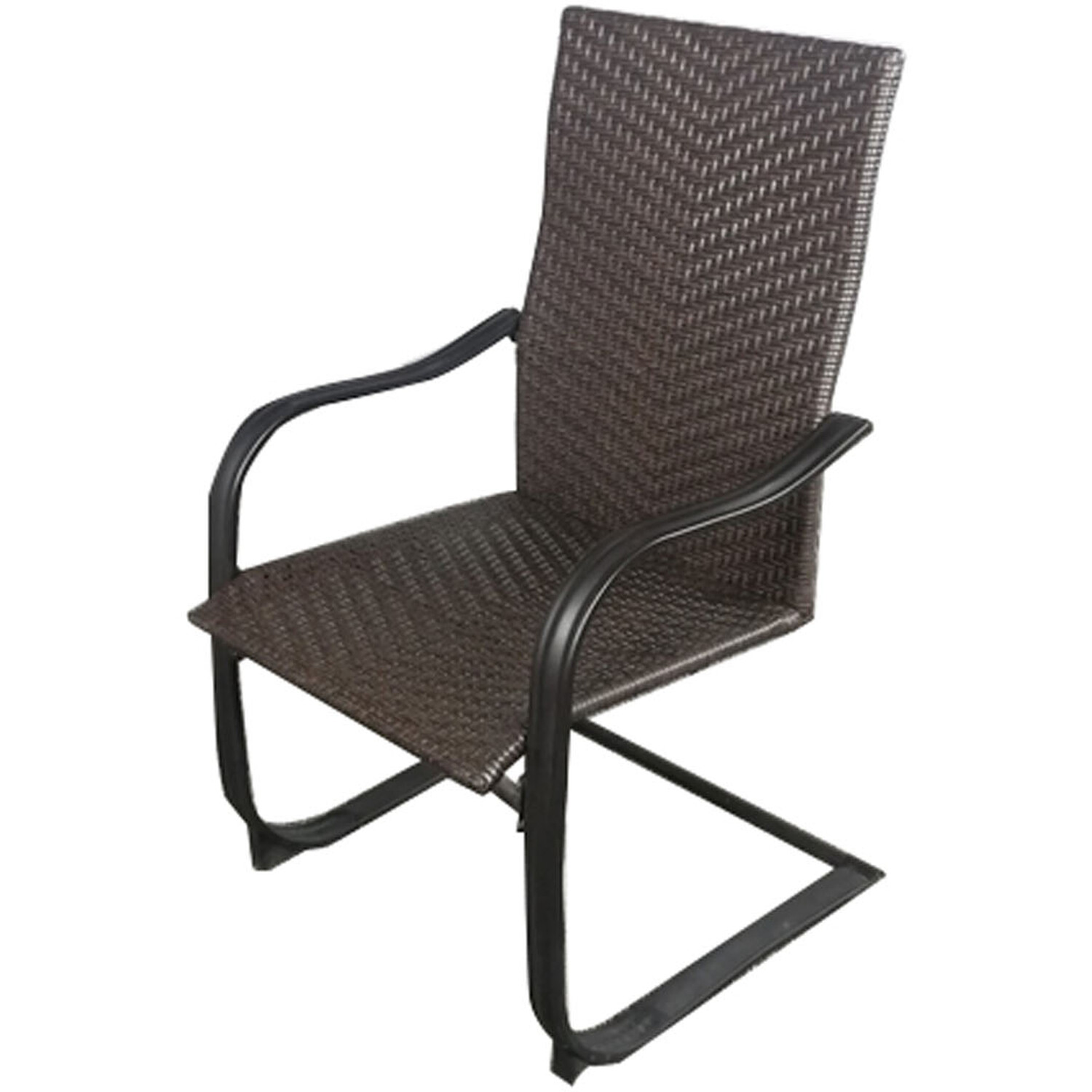 Paris 4 Seater Round Dining Set Black Image 3