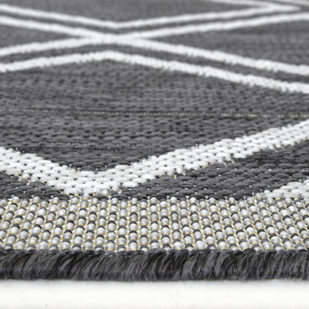 Homemaker County Diamonds Silver Rug 120 x 170cm Image 6