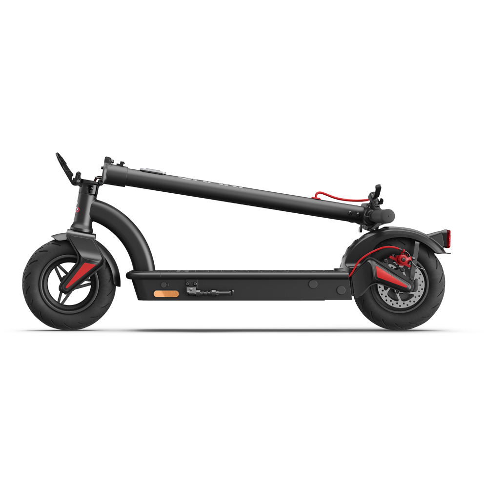 Sharp Black Kick Scooter with Rear Suspension Image 4