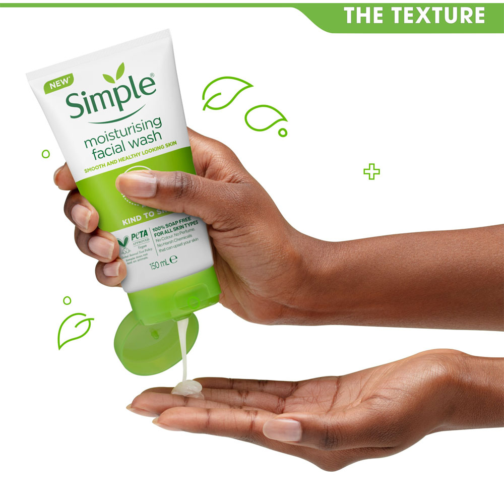 Simple Kind To Skin Moisturising Facial Wash 150ml Image 5