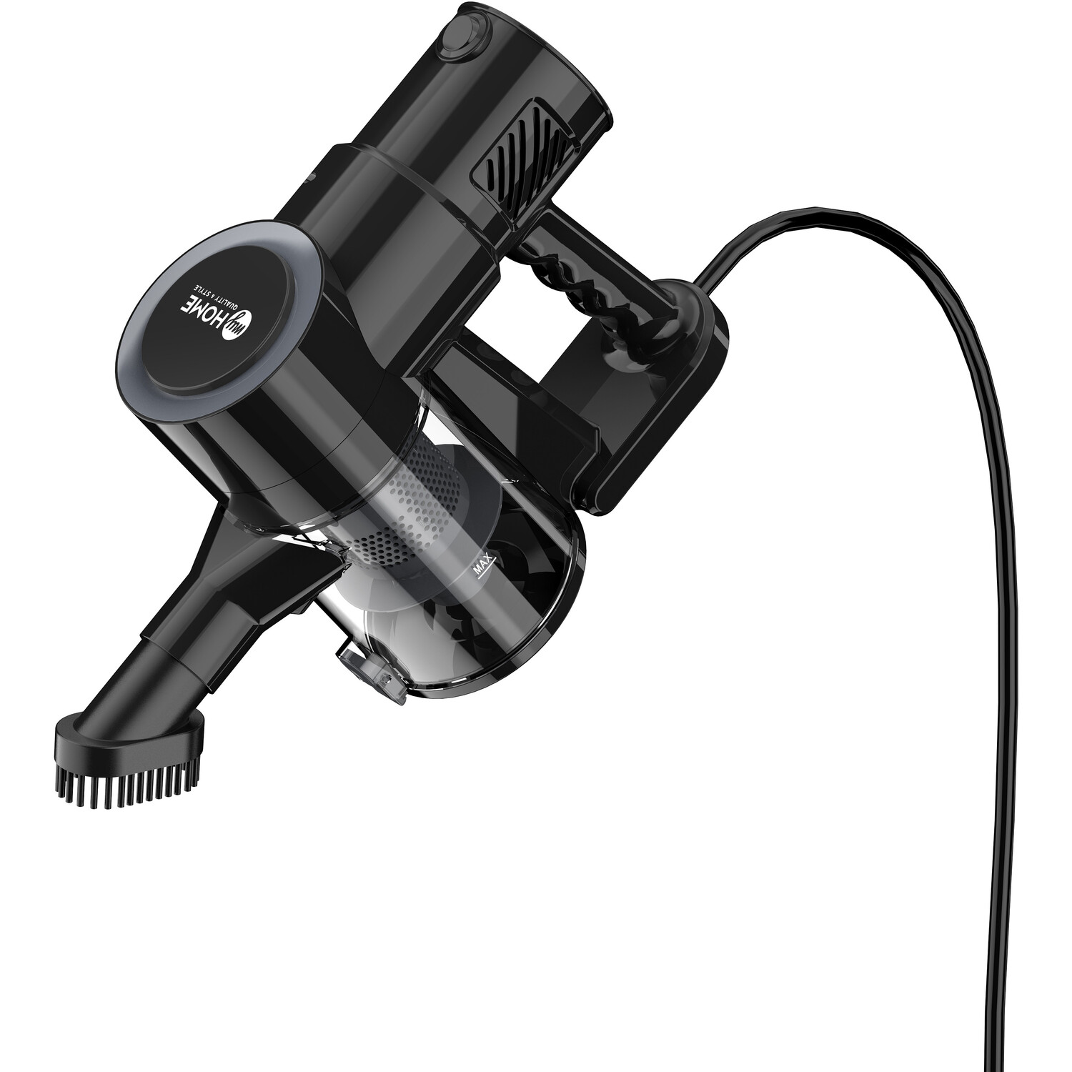 Cyclonic 2 in 1 Handheld Vacuum Cleaner with Water Tank Mop - Black Image 3