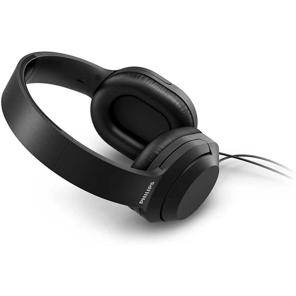 Philips Audio TAH2005 Black Wired Over-Ear Stereo Headphones Image 3