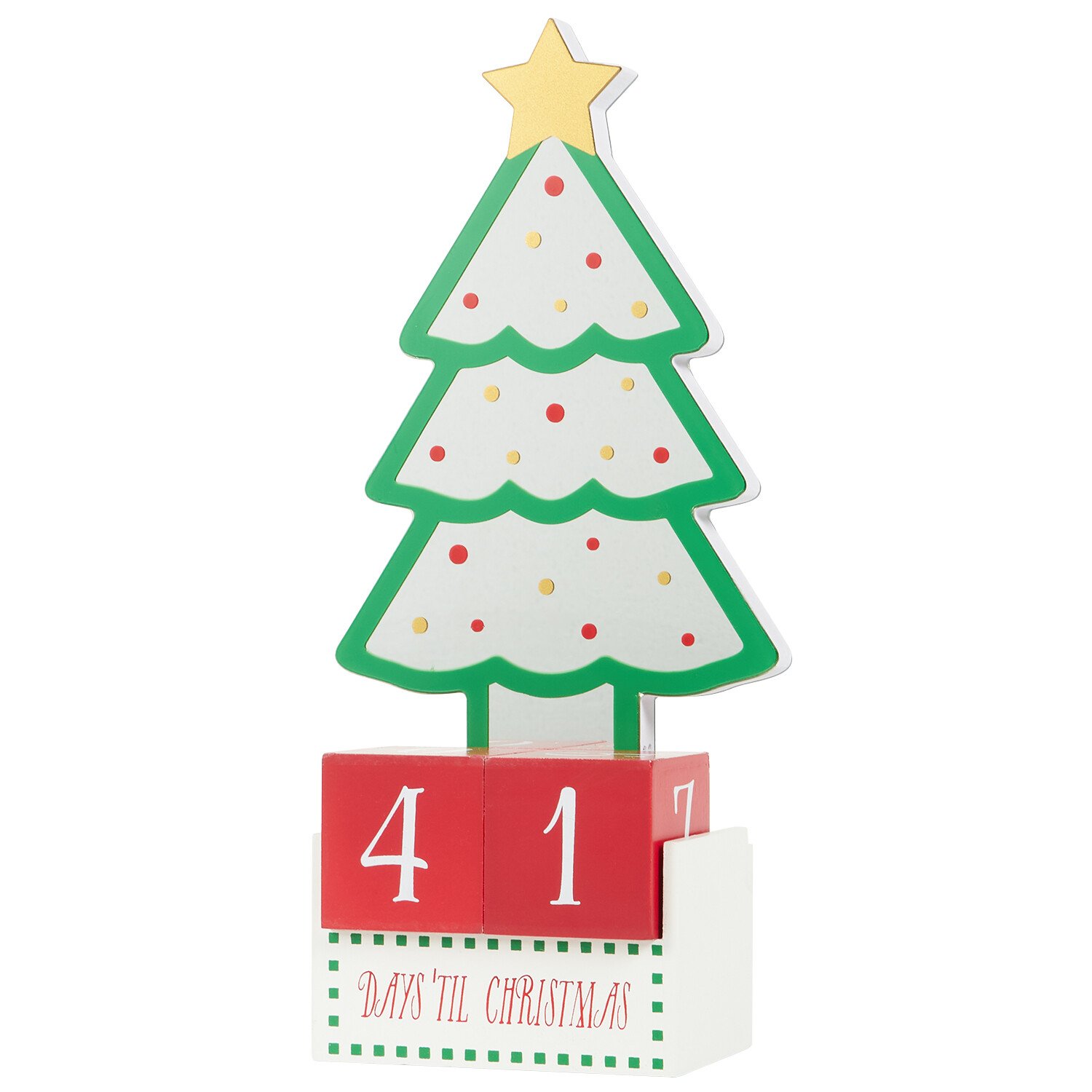 Infinity LED Christmas Countdown Green Image 1