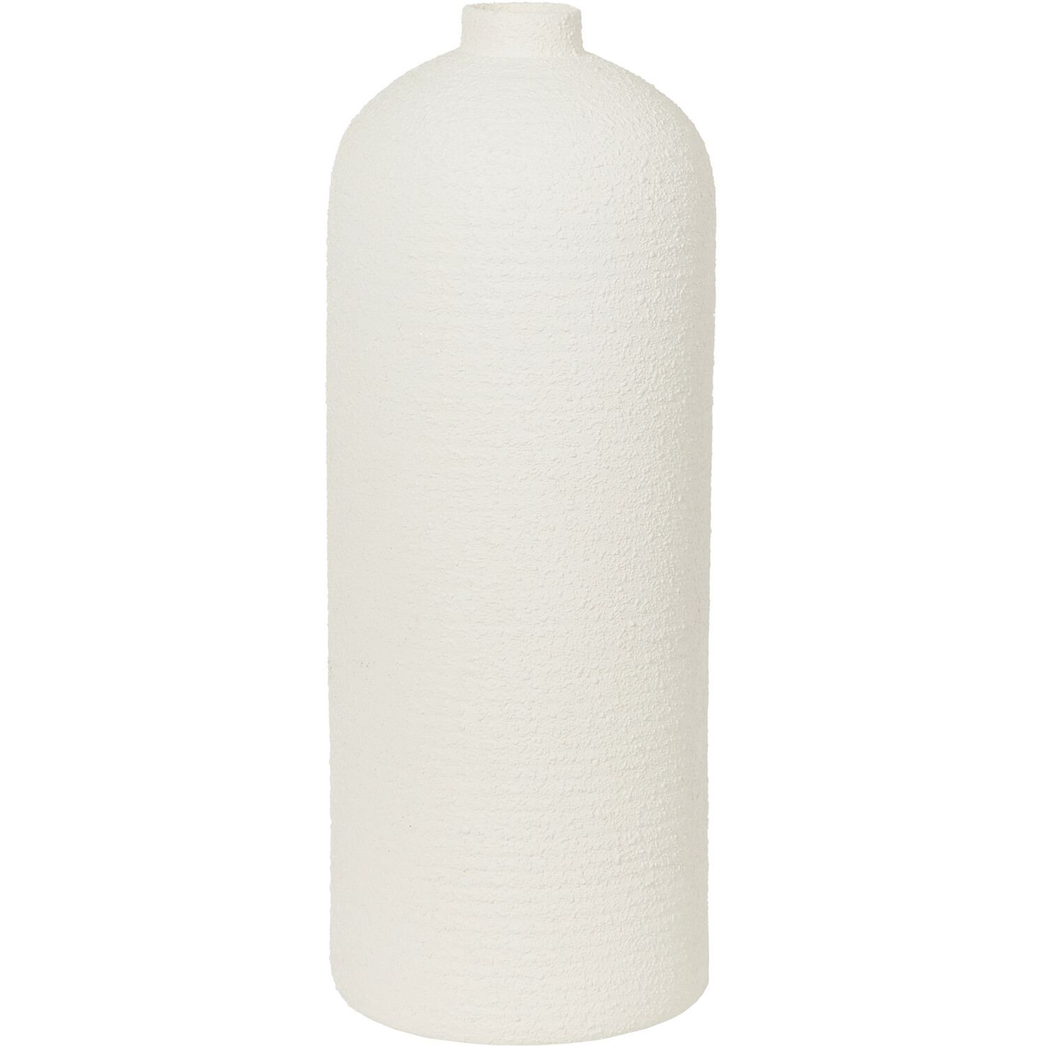 Harper Tall Textured Vase White Image 1