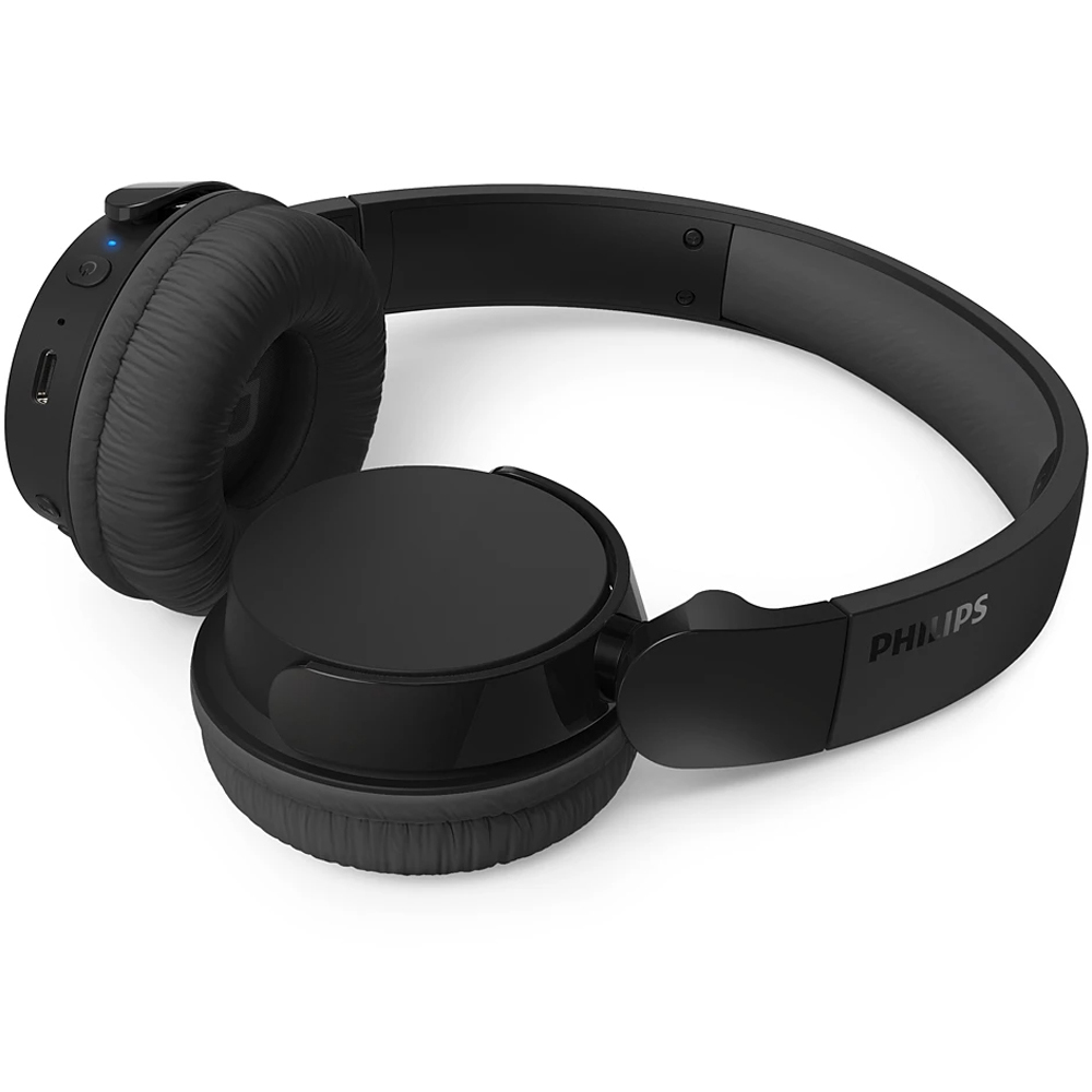 Philips TAH3209 Black Passive Noise Isolation Lightweight On-Ear Wireless BT Headphones Image 2