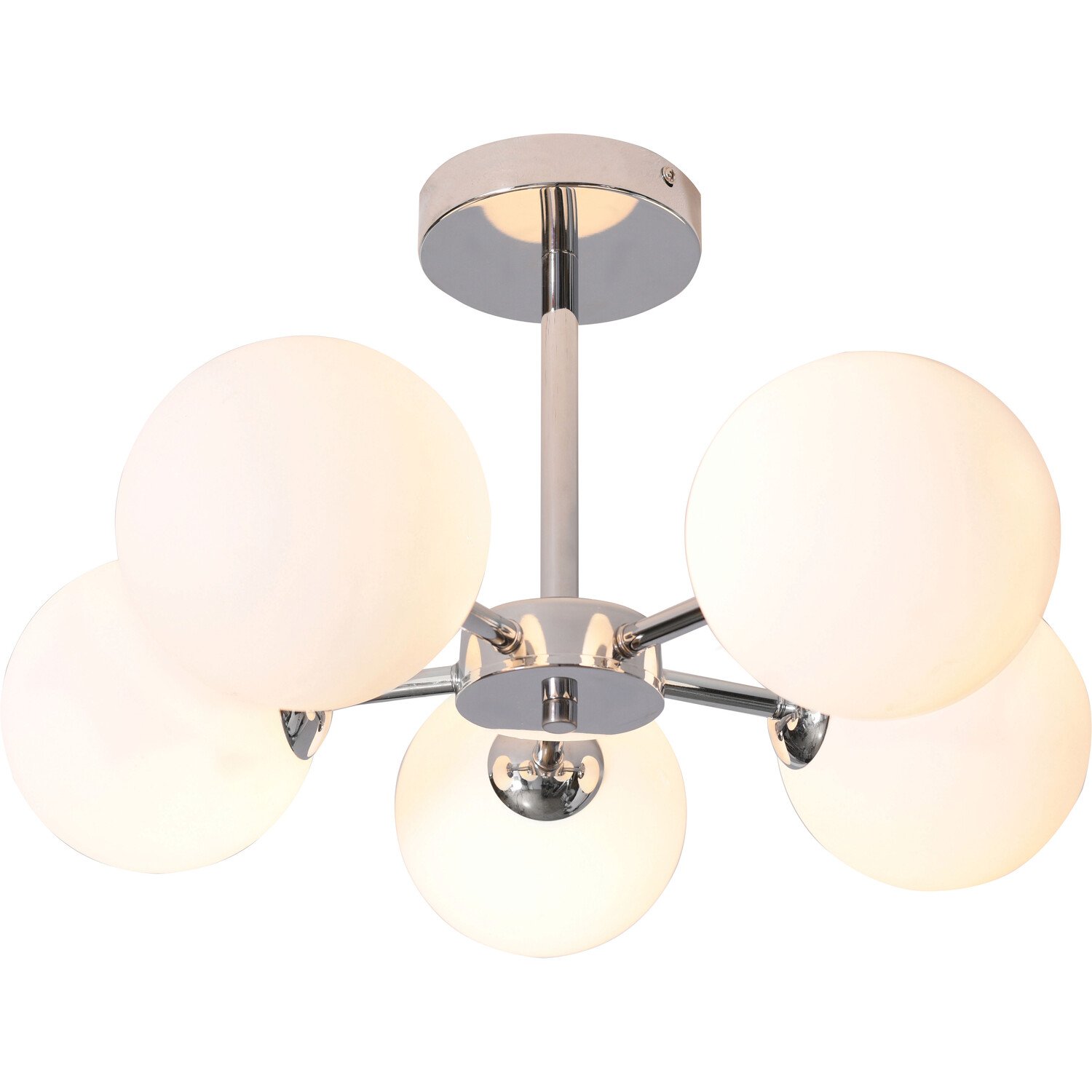 Dallas 5 Light Flush Fitting Ceiling Light Image 2