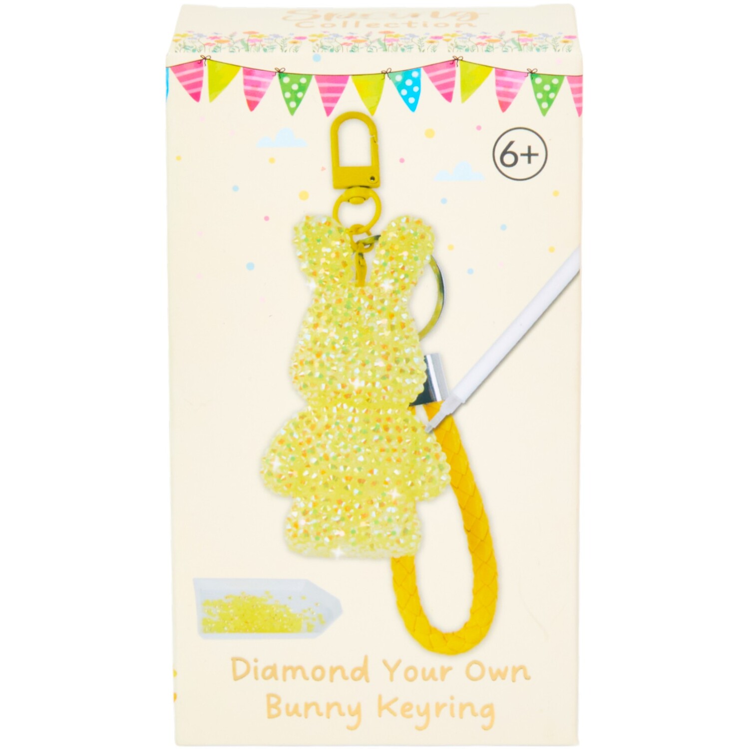 Diamond Your Own Bunny Keyring Kit Image 3