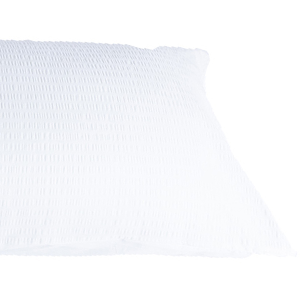 Serene Lincoln White Pillowcase Pair 51 x 76cm Image 4