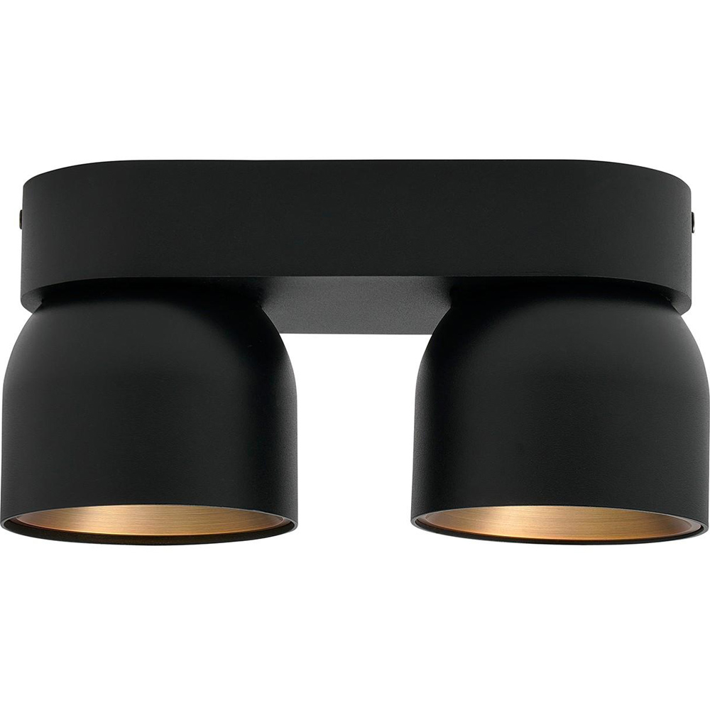 Nordlux Pitcher GU10 2-Spot Black Spotlight Image 3