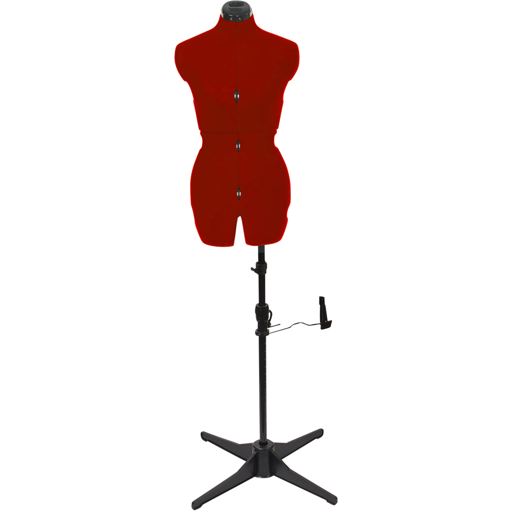 Sewing Online FG267 Ruby Red Adjustable 8-Part Dressmakers Dummy Trouser Form Small Image 2