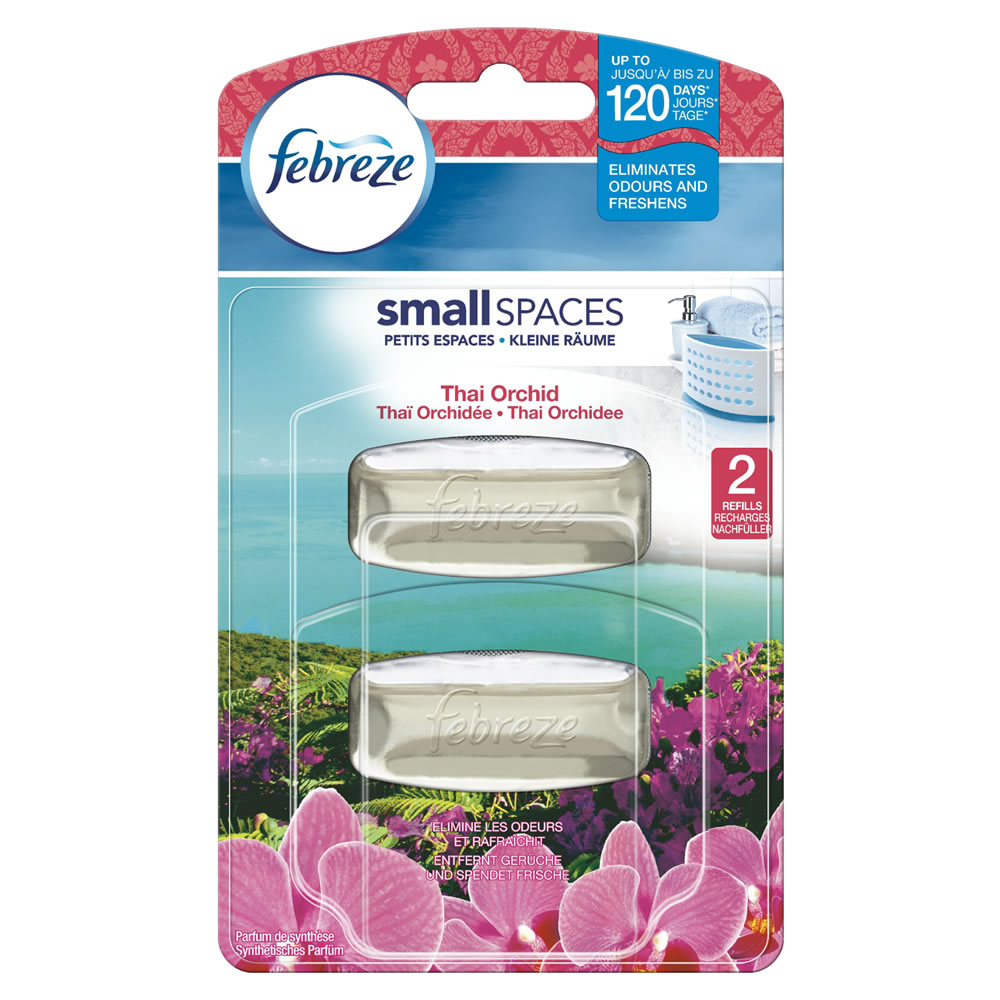Febreze Thai Orchid Refresh Refill 2pk | Wilko Febreze Thai Orchid Refresh Refill 2pk | Wilko
