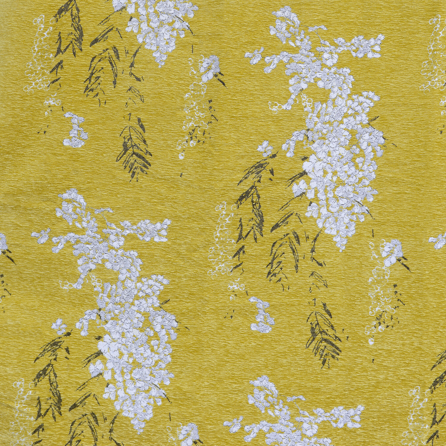 Divante Ochre Sakura Taped Curtain 229cm Image 4