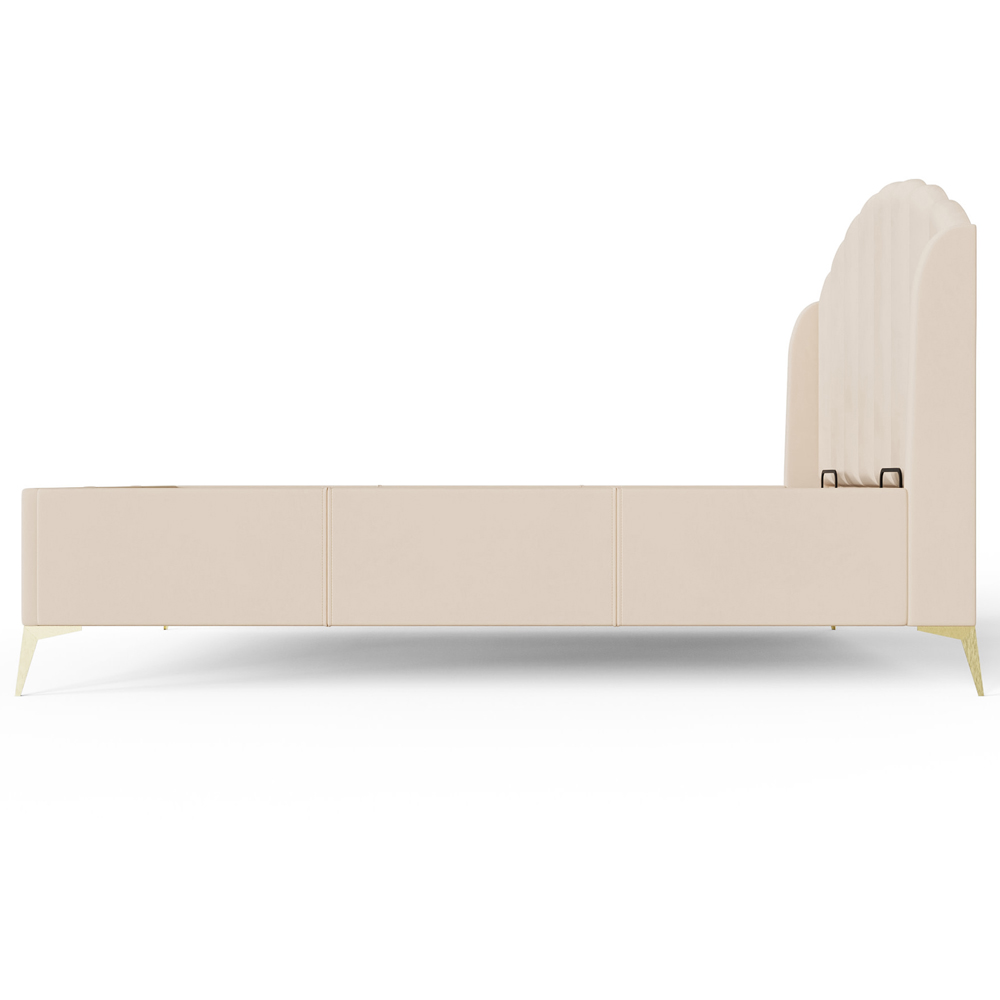 GFW Pettine King Size Pink End Lift Ottoman Storage Bed Image 6