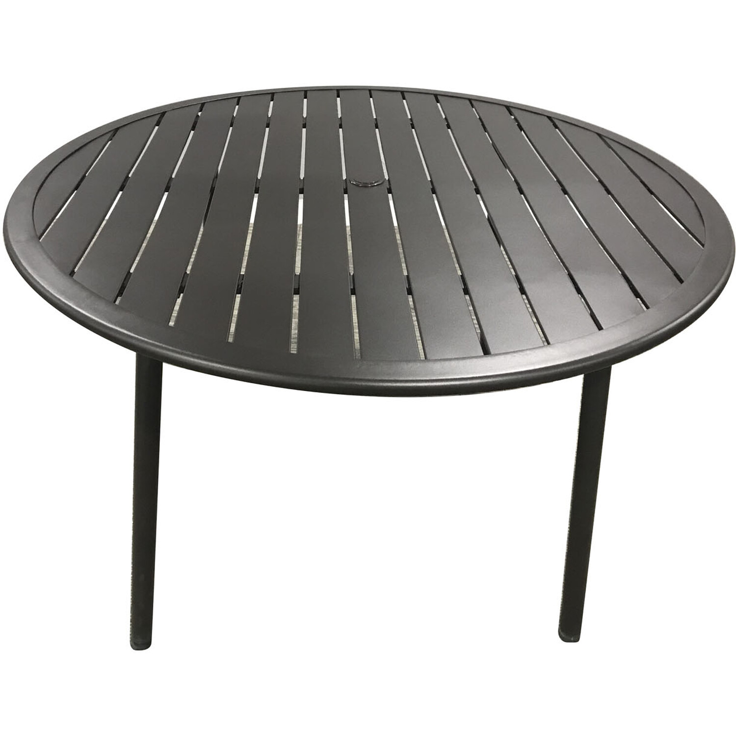 Paris 4 Seater Round Dining Set Black Image 4