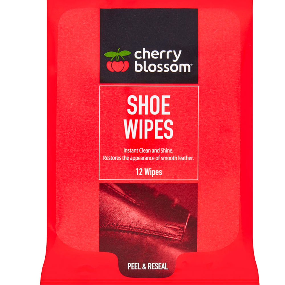 Cherry Blossom Shoe Wipes 12 Pack Image 3