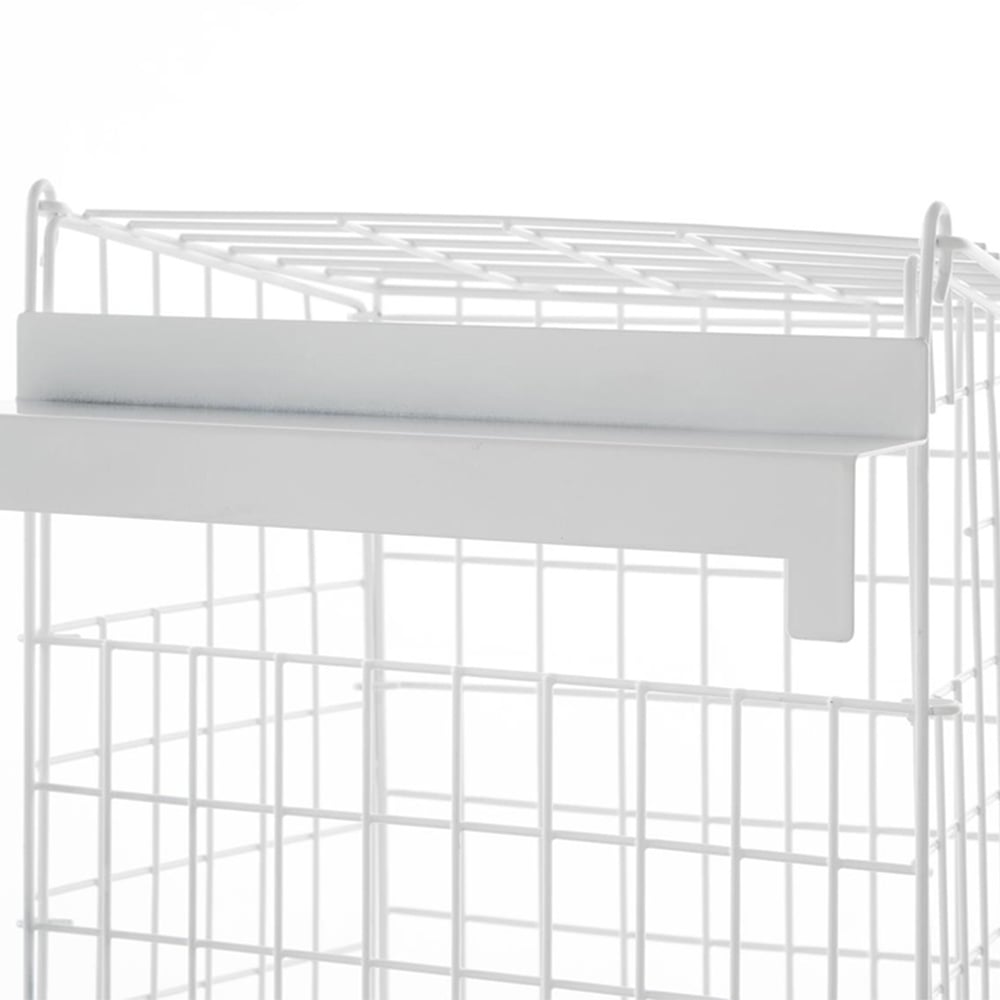 House of Home White Easy Access Letterbox Cage Image 7