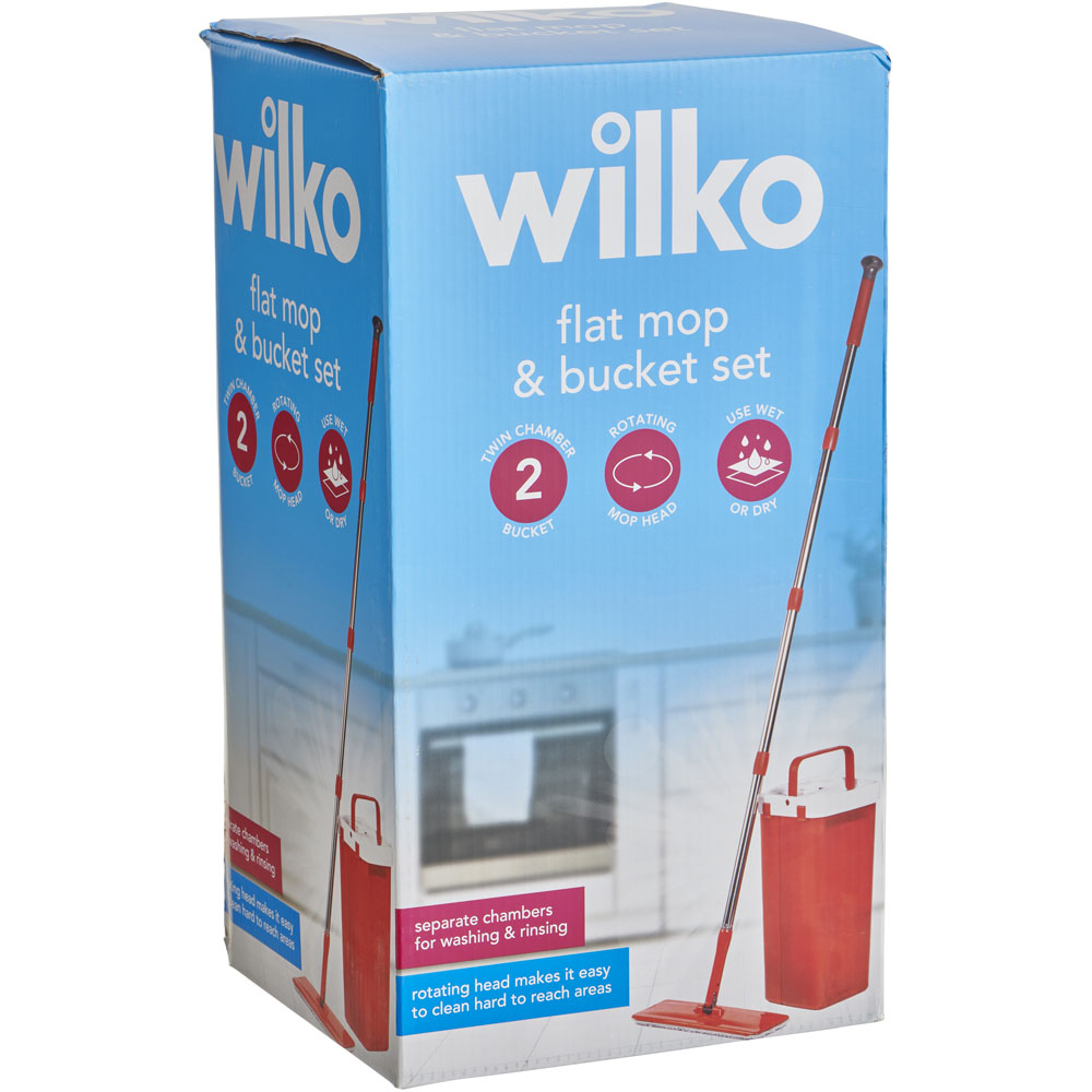 Wilko Flat Mop and Bucket Set Image 6