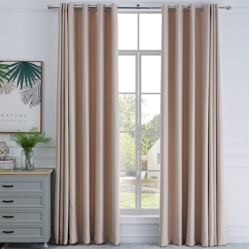 Homemaker 110-300cm Extendable Chrome Curtain Round Pole Image 6